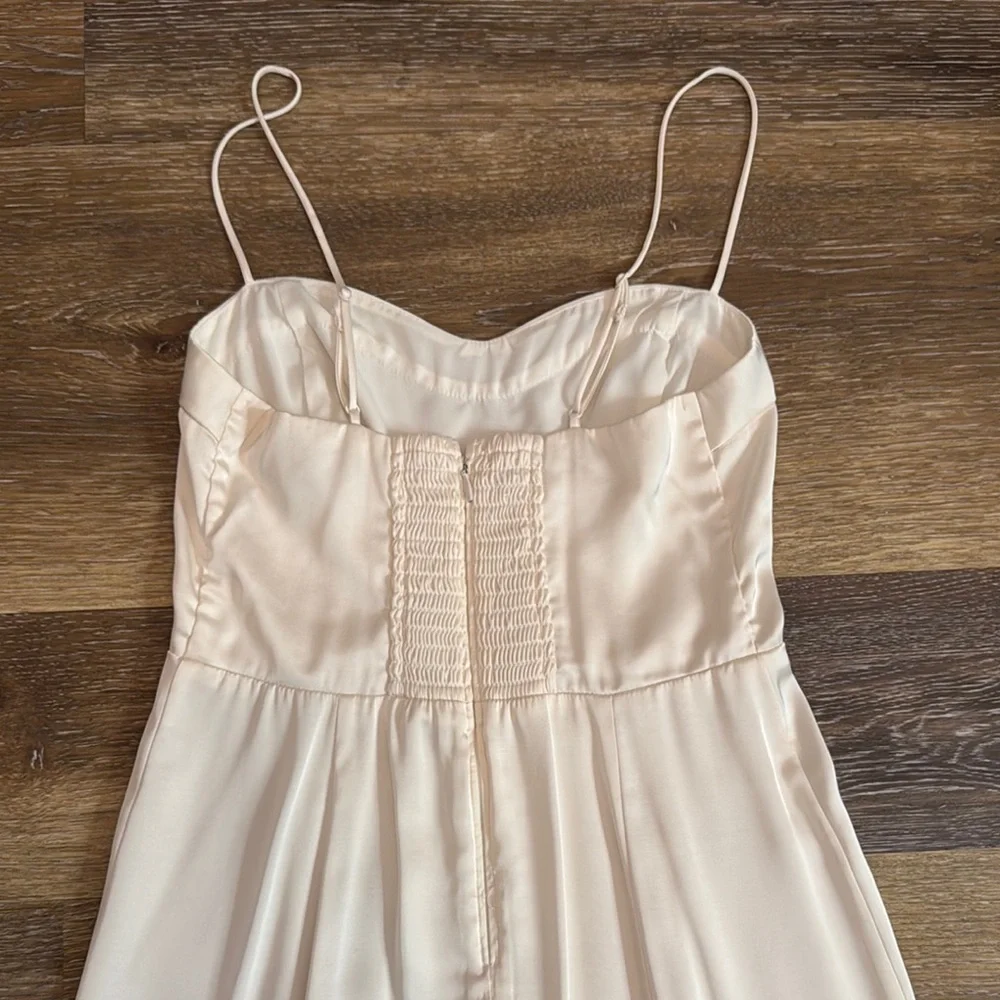 Abercrombie & Fitch Off White Spaghetti Strap Dress - Picture 8 of 9